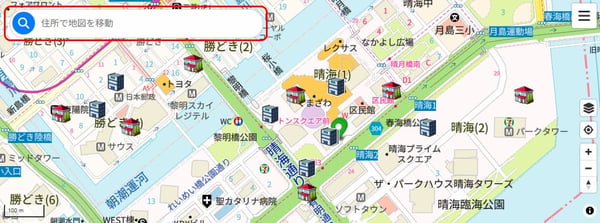 地図の操作方法4